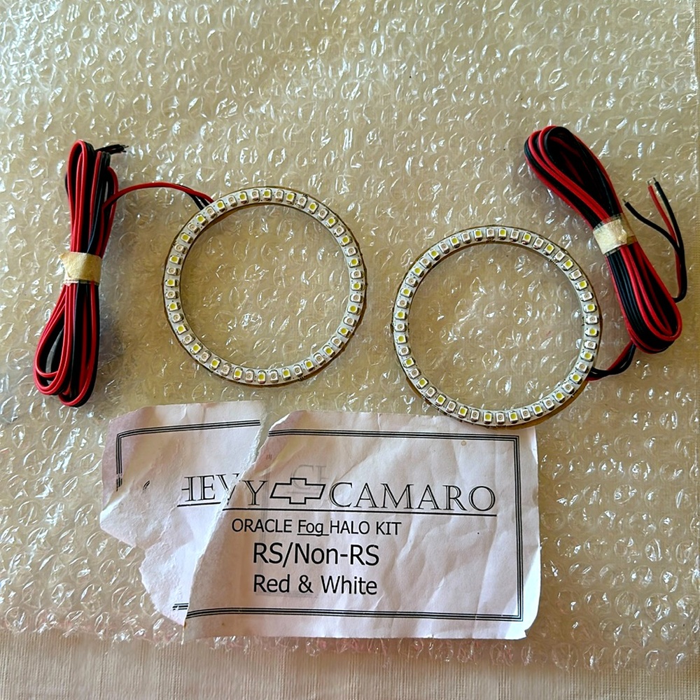 CHEVY CAMARO Oracle Fog Halo kit RS/Non-RS Red and white for Camaro 2012